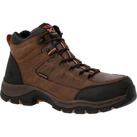 Durango Men's Waterproof Hiker Boot, 7.5 M, Alloy Toe, 5 in H, Rodeo Tan, DDB0363 DDB0363